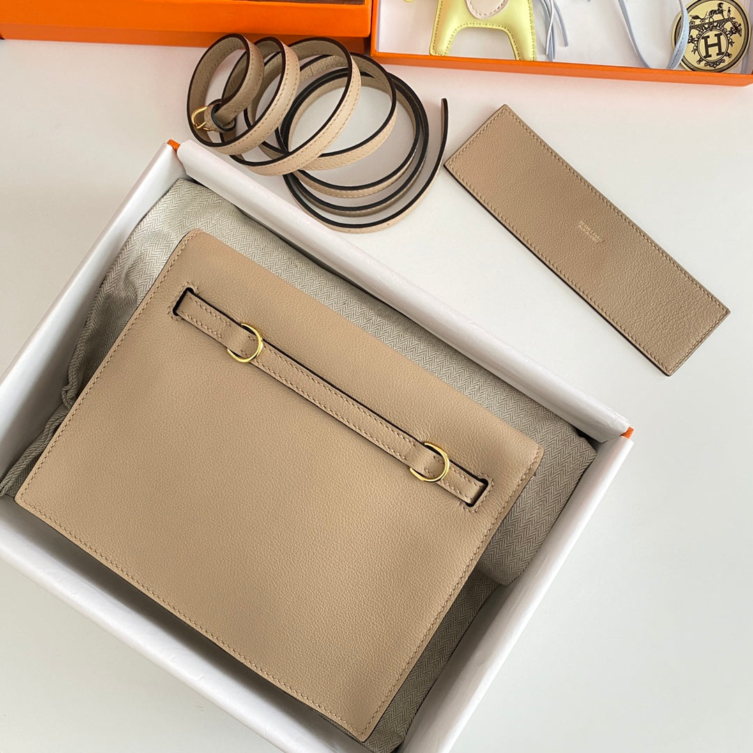 Kelly Danse II 22cm Beige Evercolor Leather Ghw