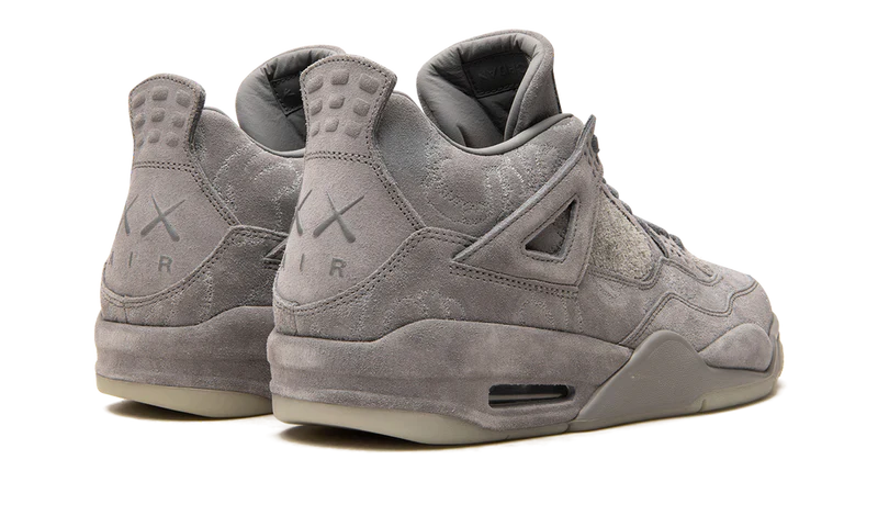 Nike Air Jordan 4 Retro Kaws Cool Grey Suede