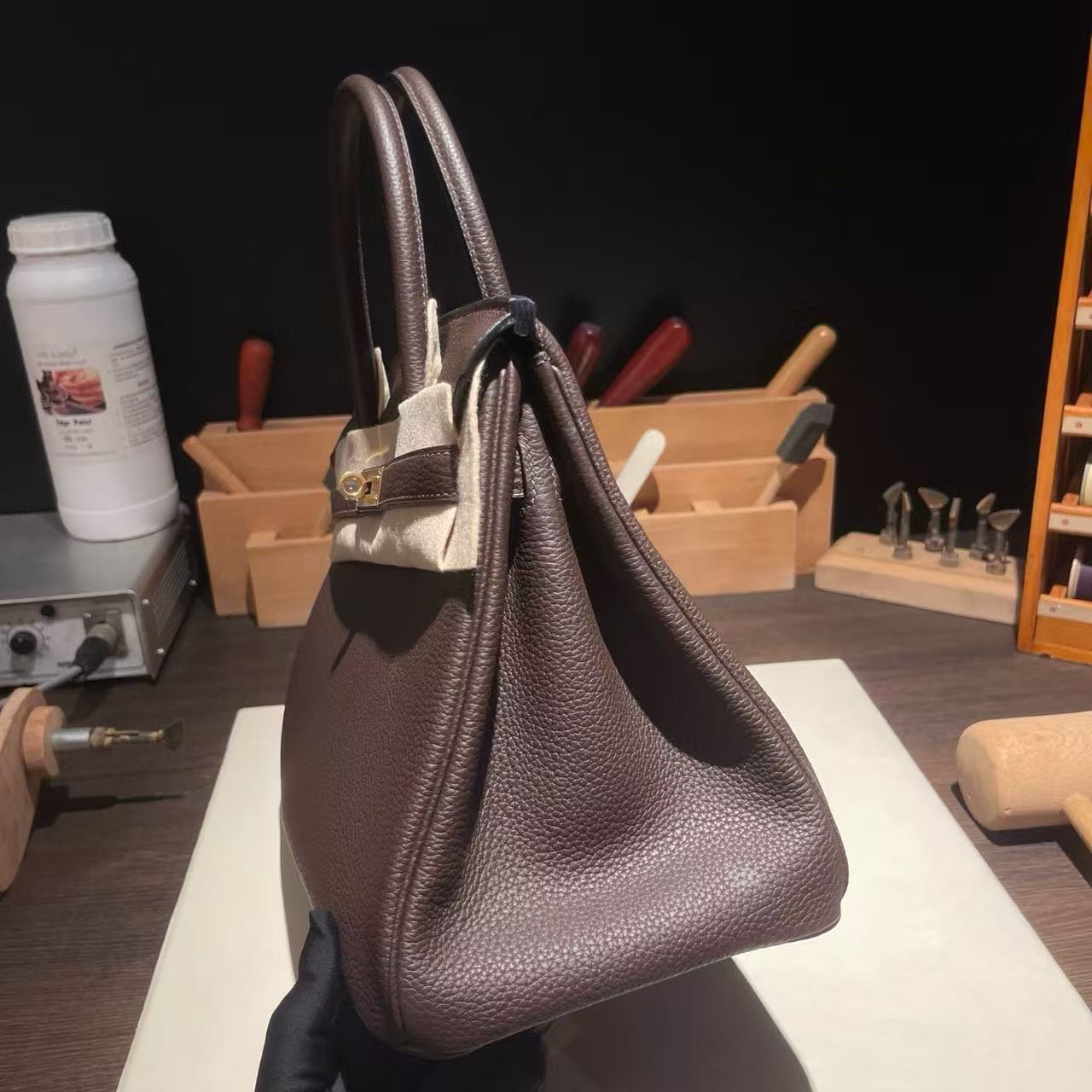Hermes 2026 Birkin Bag Chocoate Brown Togo Leather Gold Hardware