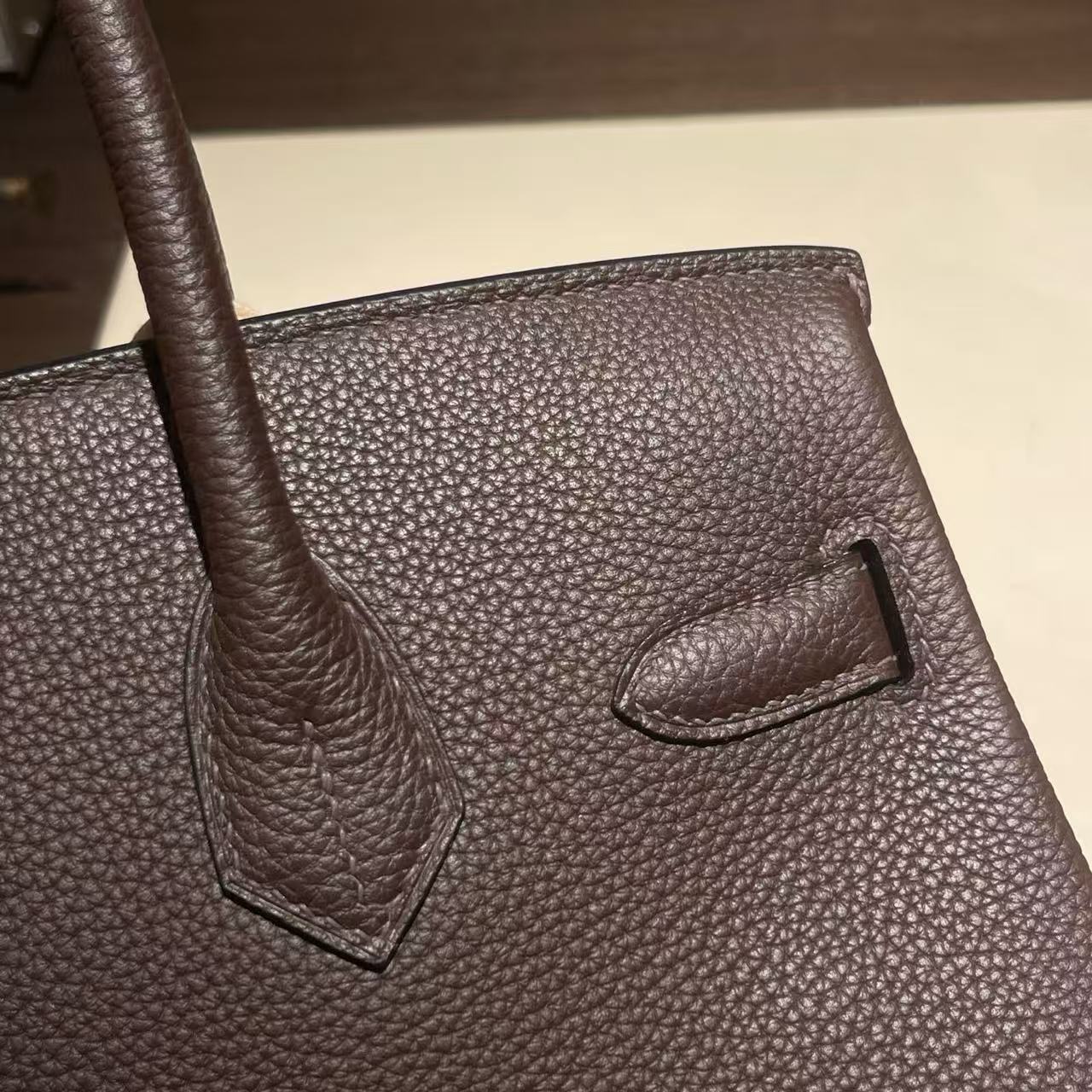 Hermes 2026 Birkin Bag Chocoate Brown Togo Leather Gold Hardware
