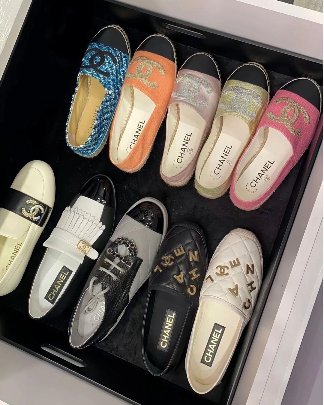 chanel loafer & espadrilles