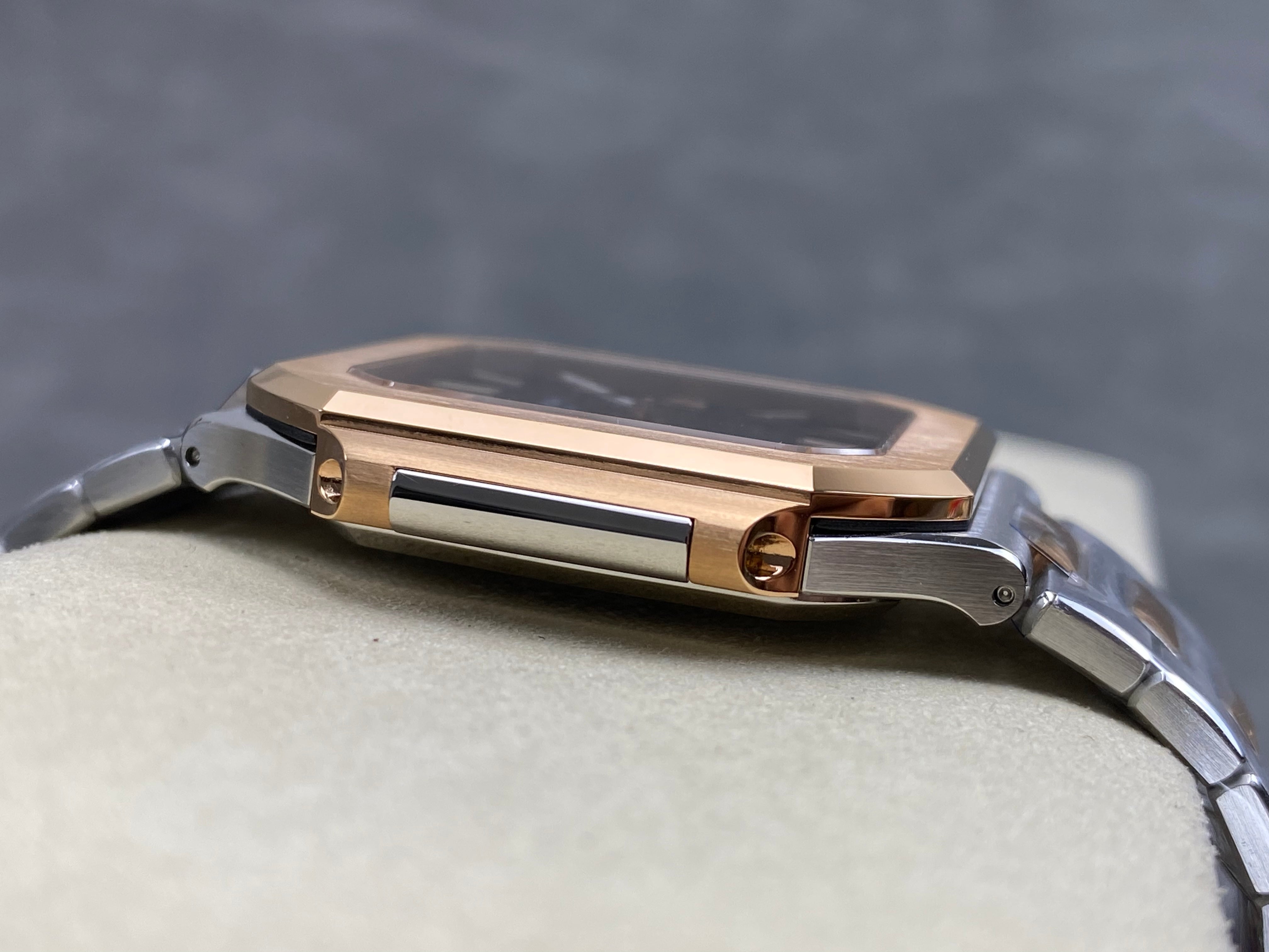 Patek Philippe Cubitus 45mm Blue Dial Steel/Rose Gold Case