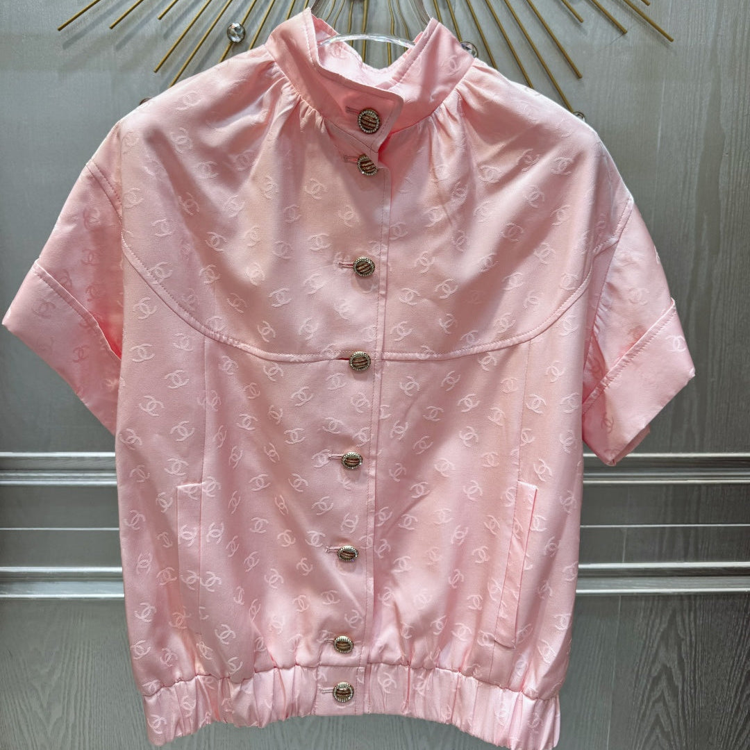 Chanel 2026 Taffeta Jacket Pink Silk