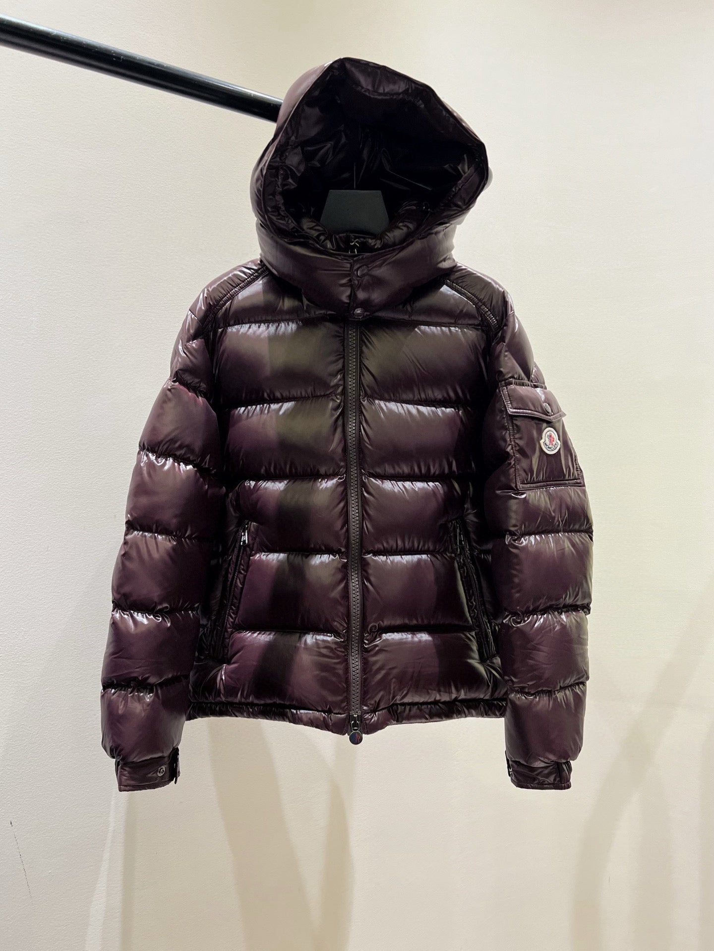 MC 24 Jacket Glossy Burgundy Polyester 0025