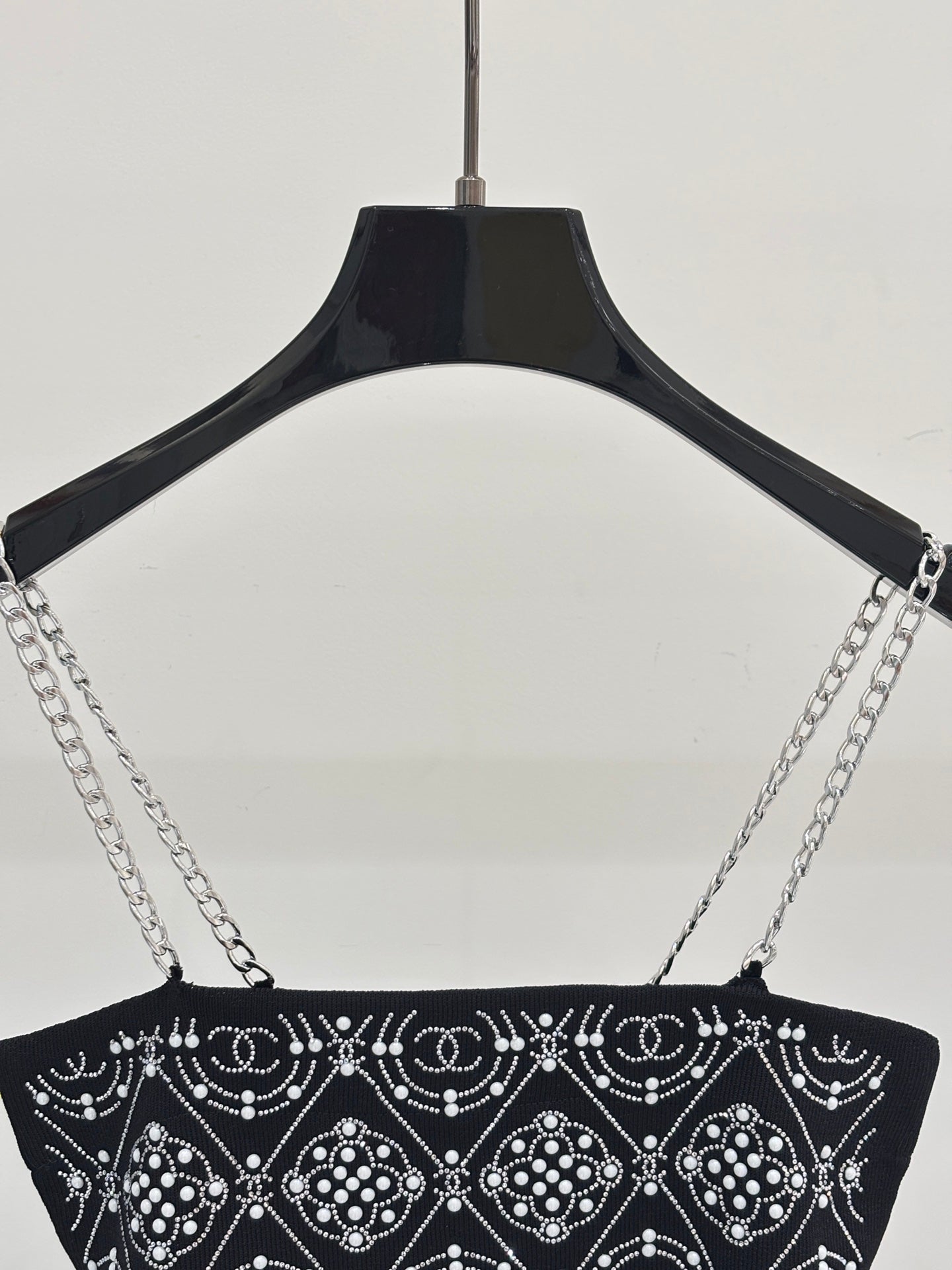 Chanel 2026 Camisole Black mix White Tencel 394727