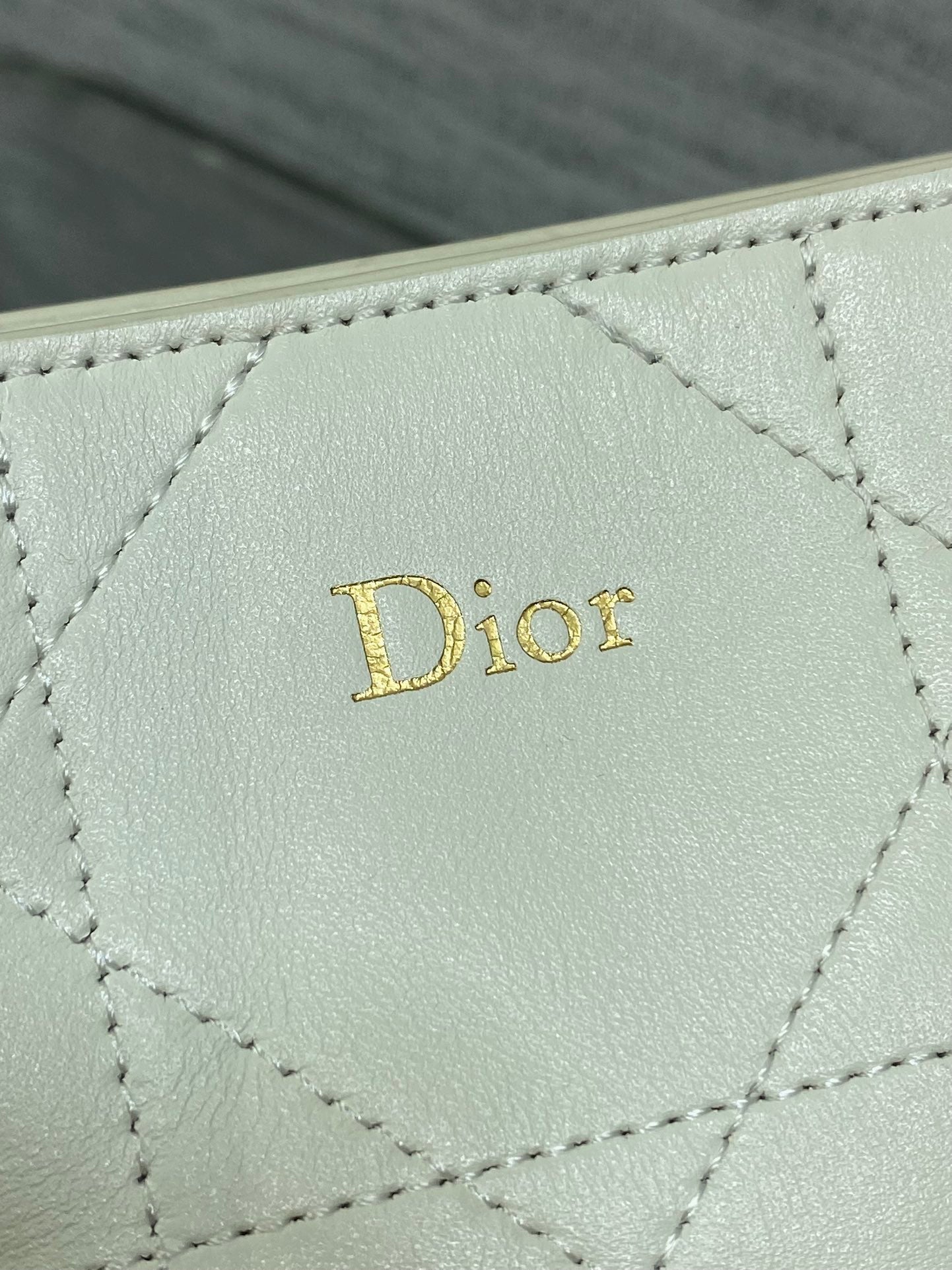 Dior 2026 Trianon Bag 21cm White Lambskin 286606