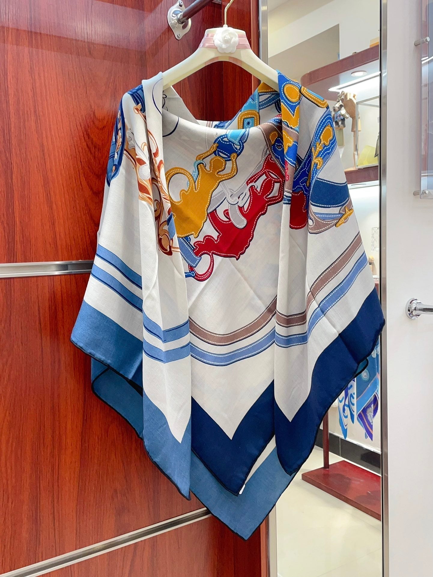 Brides De Gala Forever Scarf 140 CM In Colorful Cashmere And Silk 337144
