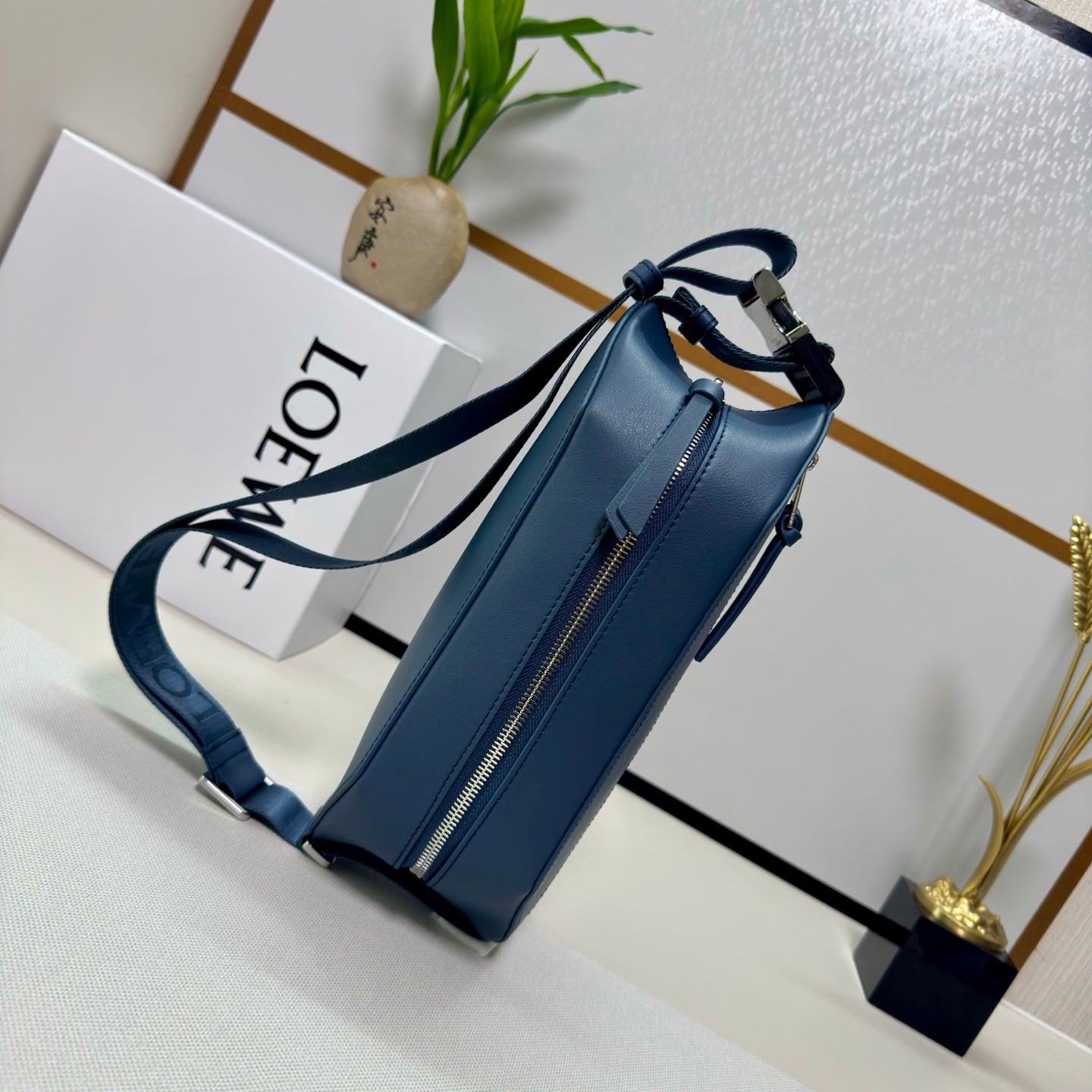 Loewe 2025 Convertible Sling Indigo Dye Calfskin 274664