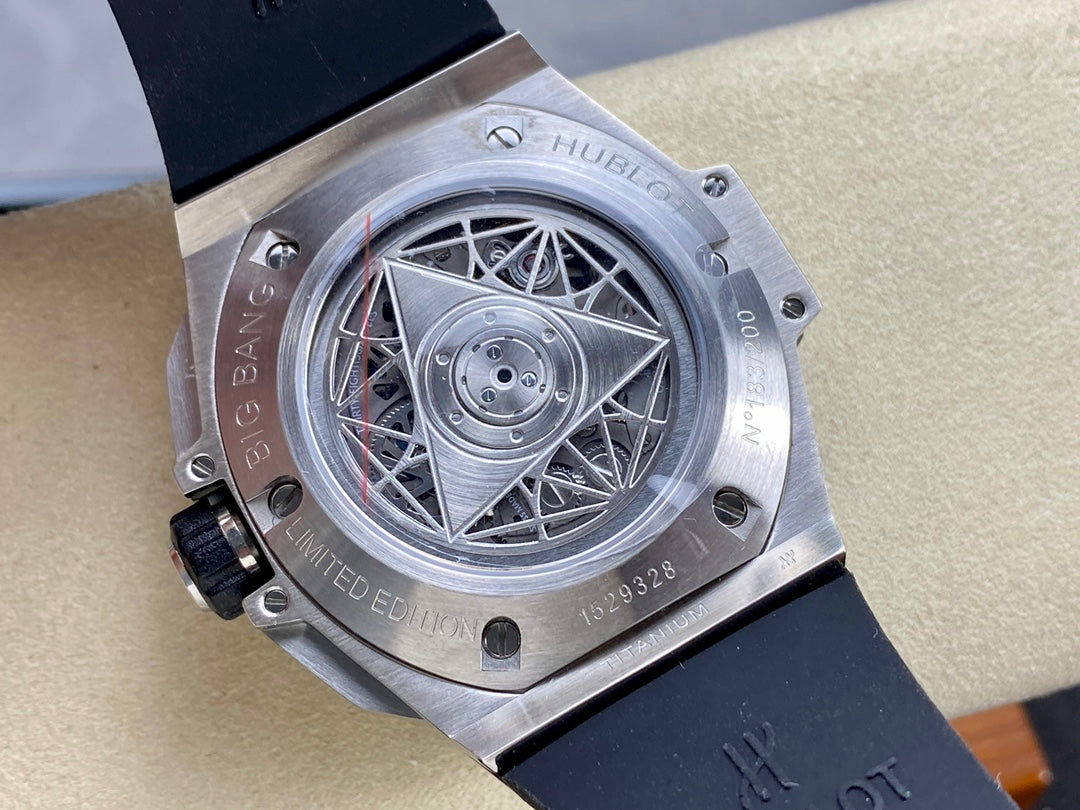 Hublot Big Bang Sang Bleu II Titanium White Pavé 45mm Watch