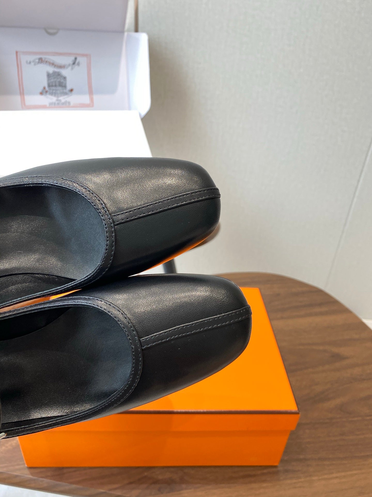 HM  25s Mary Jane 40mm Black  Calfskin 422570