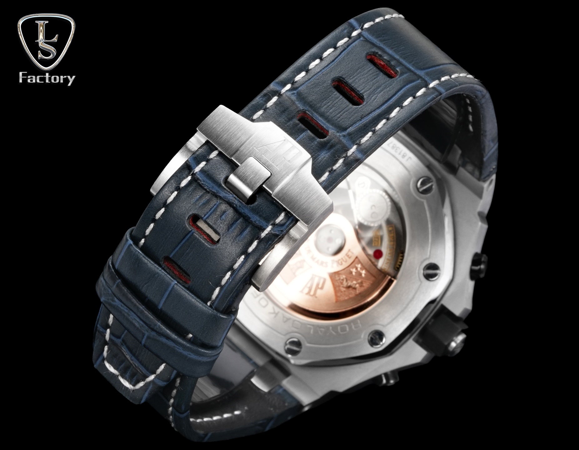 Audemars Piguet Royal Oak Offshore Chronograph 42mm Stainless Steel Black Blue Dial