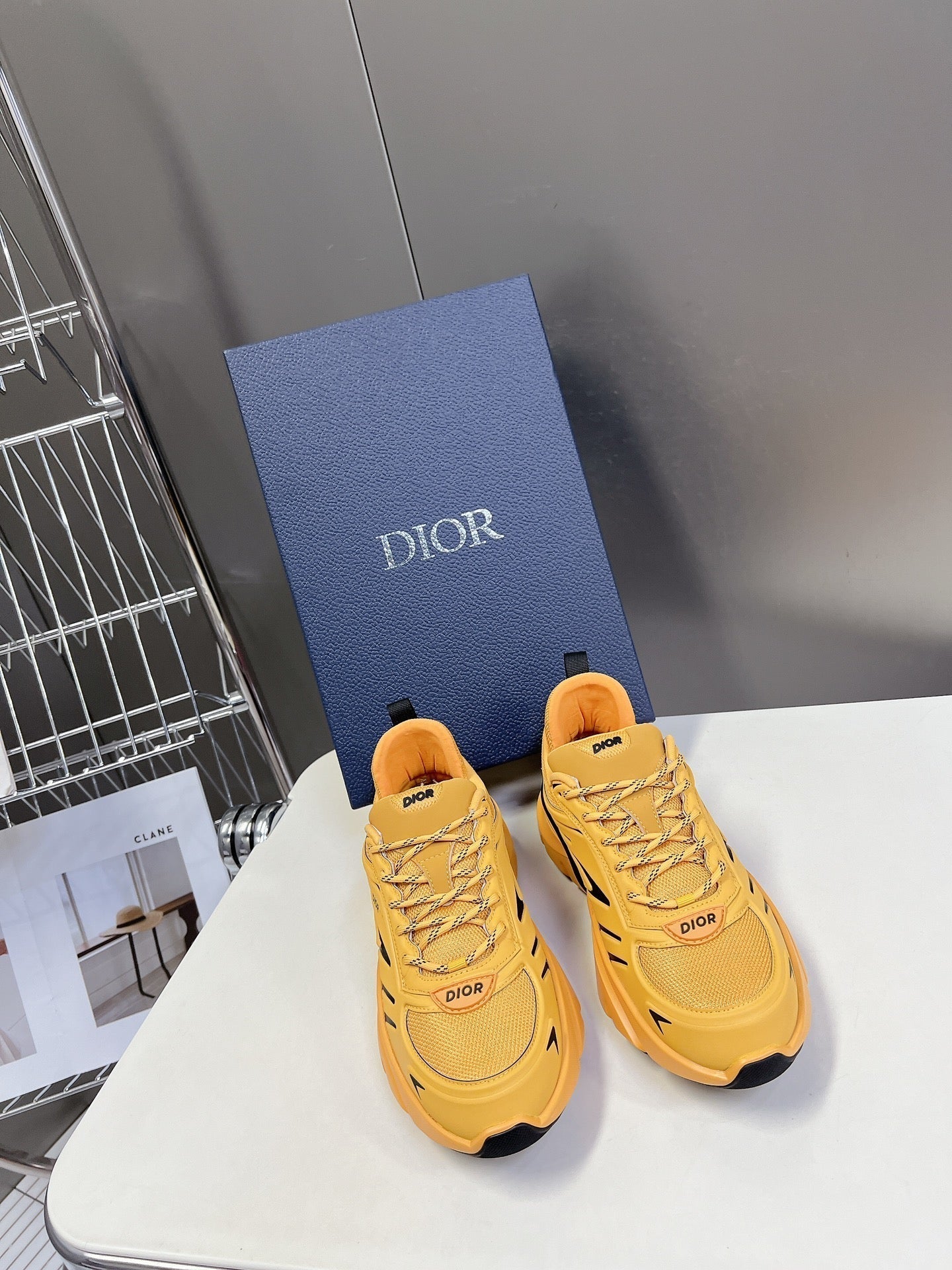 CD B44 Blade Sneaker Dark Yellow Mesh Fabric 989539