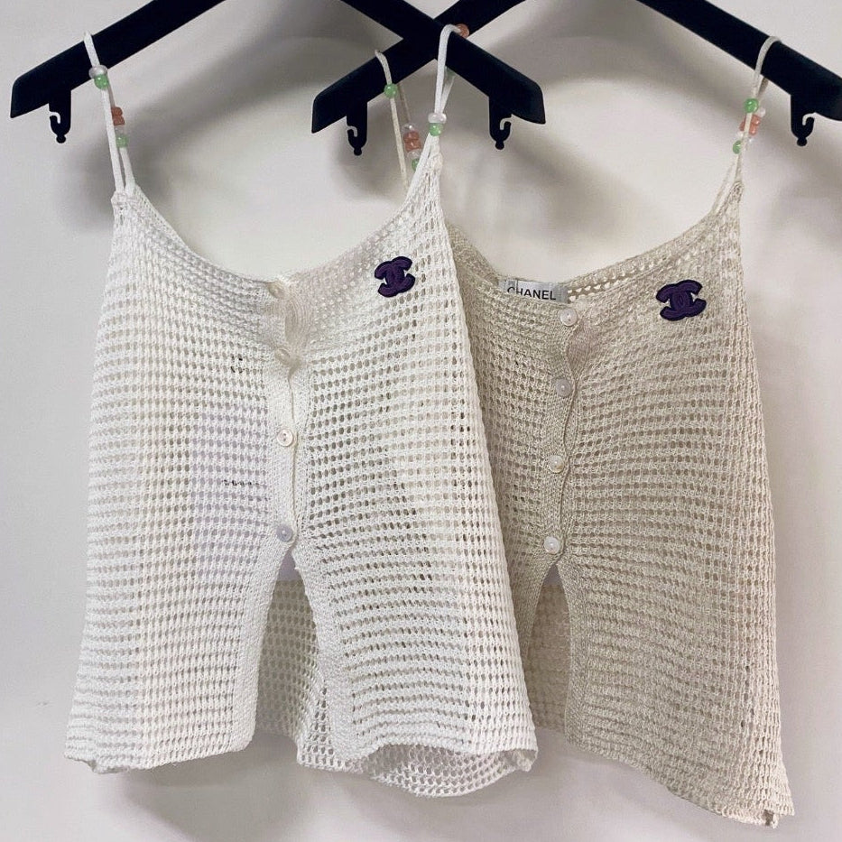 Chanel 2026 Logo CC Camisole Viscosa 471908