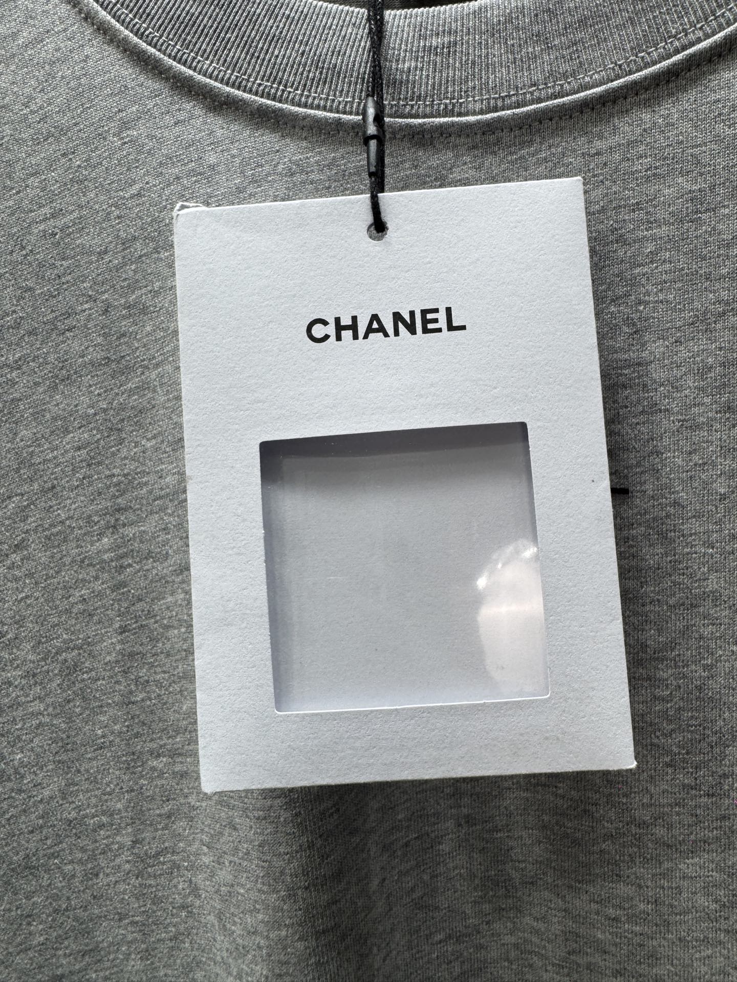 CC 2026  Short-Sleeve T-Shirt Light Gray Pure Cotton 592118